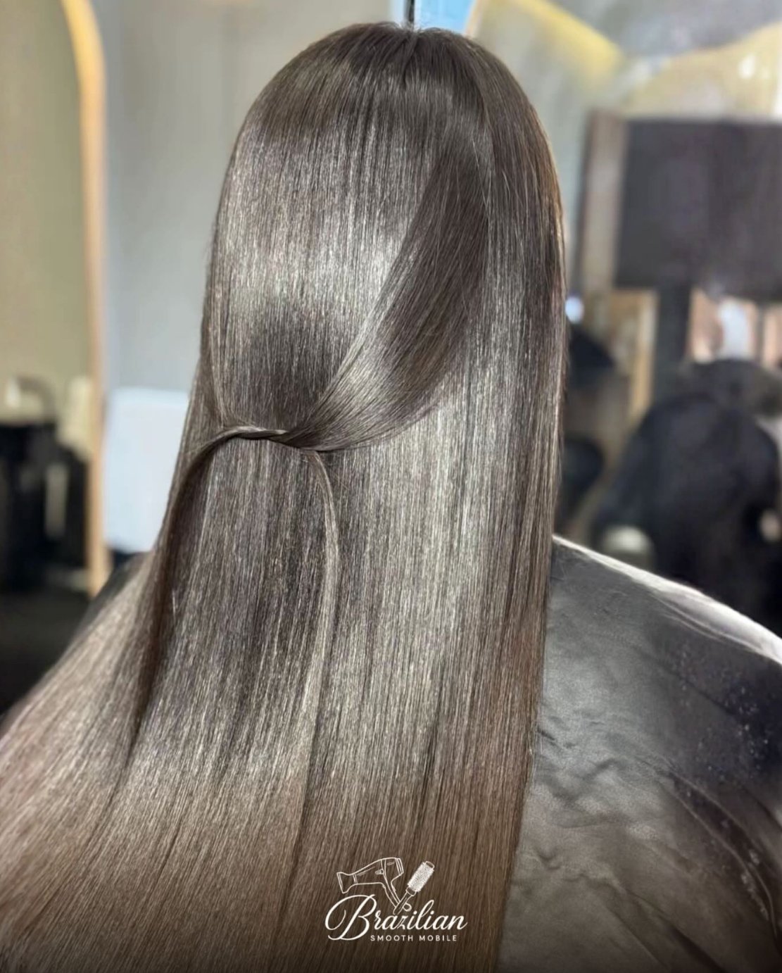 Brazilian smooth hair treatment result